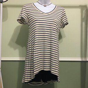 Mossimo - XS - super soft striped high-low tunic